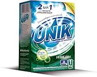 UNIK Detergente em Pó para Máquina de Lavar Louças, Brisa de Limão, 2 em 1 com Secante Abrilhantador, 1 Kg