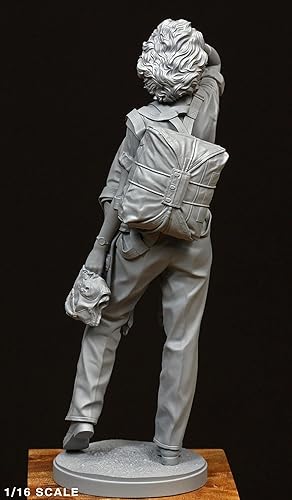 Miniatura 4 de FCBEL 116 Modelo de personaje de resina de cantante femenino de la Segunda Guerra Mundial, sin montar y sin pintar Kit de modelo de soldadoY6454