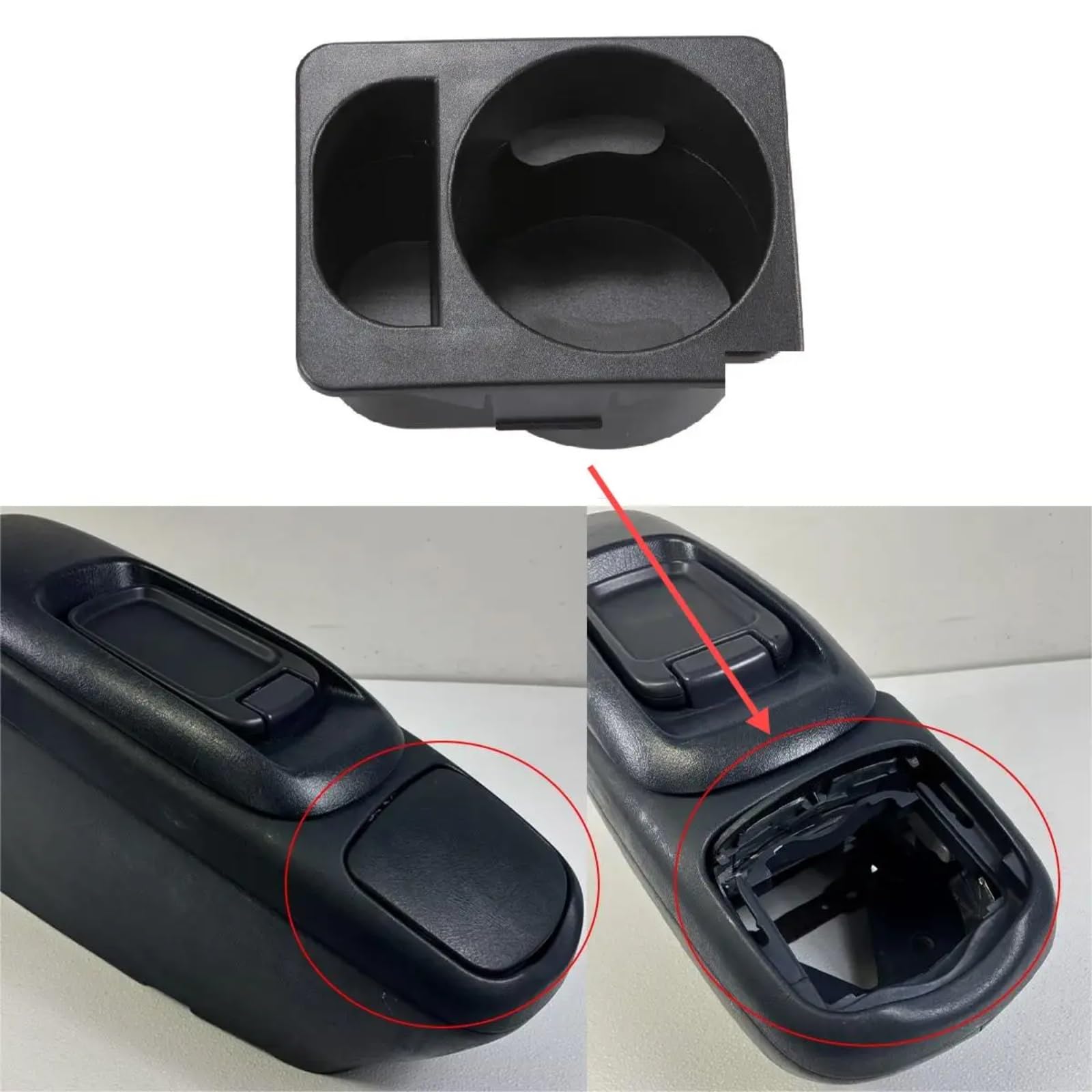 Console Centrale Portabevande Console Centrale Portabicchieri Inserto Portabevande Portabicchieri Custodia Per Tazza D'acqua 12388413 Compatibile Con GMC Per Sierra Per Yukon 1995-2000
