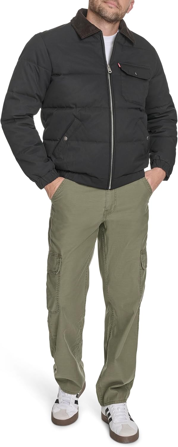Levi's Men's Quilted Depot Jacket With Sherpa Collar - Image 5