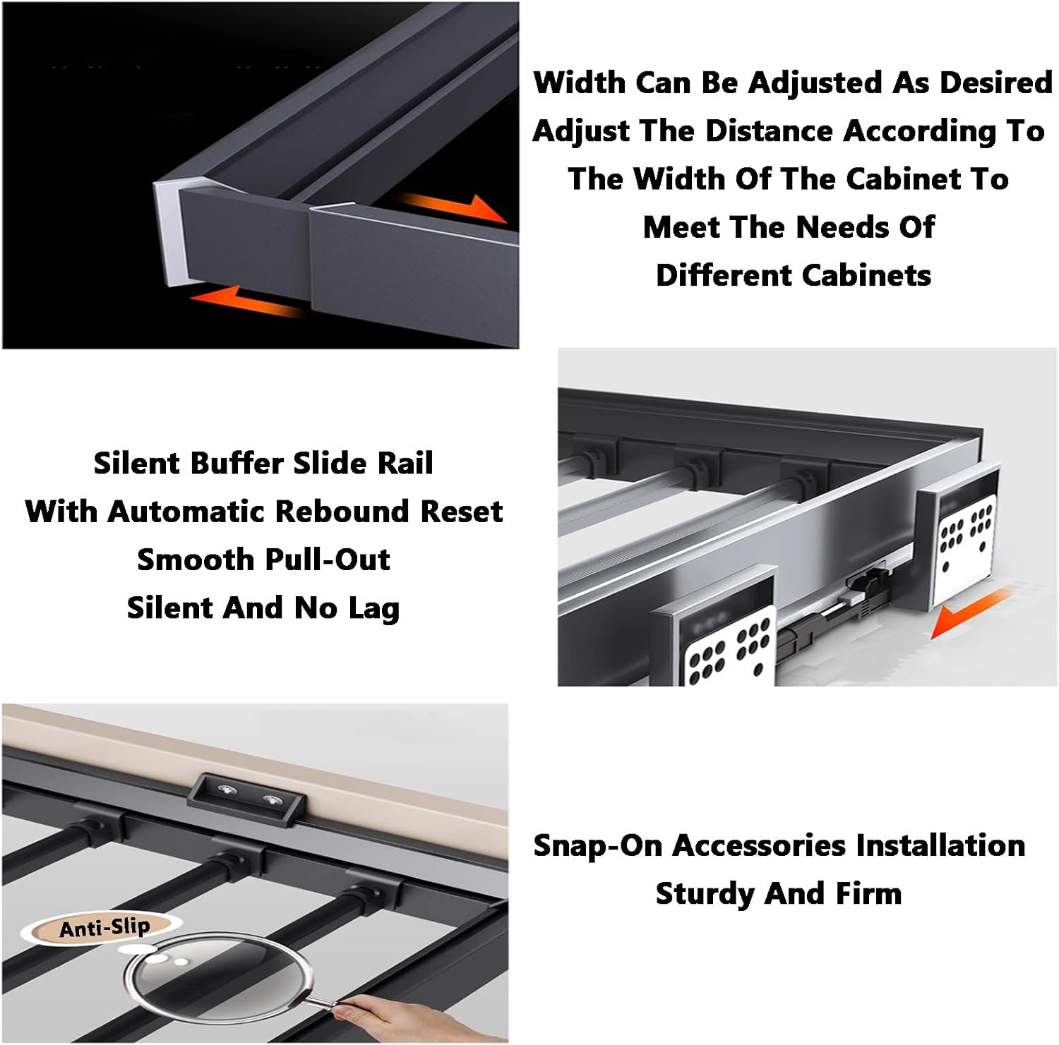 洗濯機の上に置く伸縮式ハンガー、アルミ合金製引き出し式ズボンラック、寝室のクローク用(664-714mm)