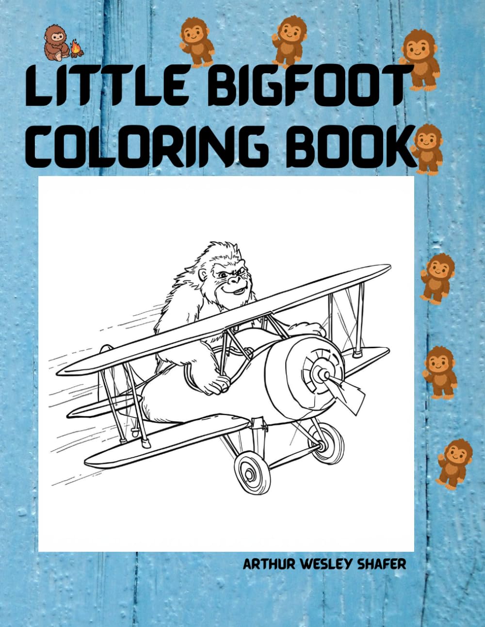 Little Bigfoot Coloring Book