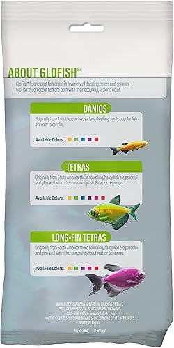 Miniatura 2 de GloFish Adornos detallados de acuario crean un efecto brillante