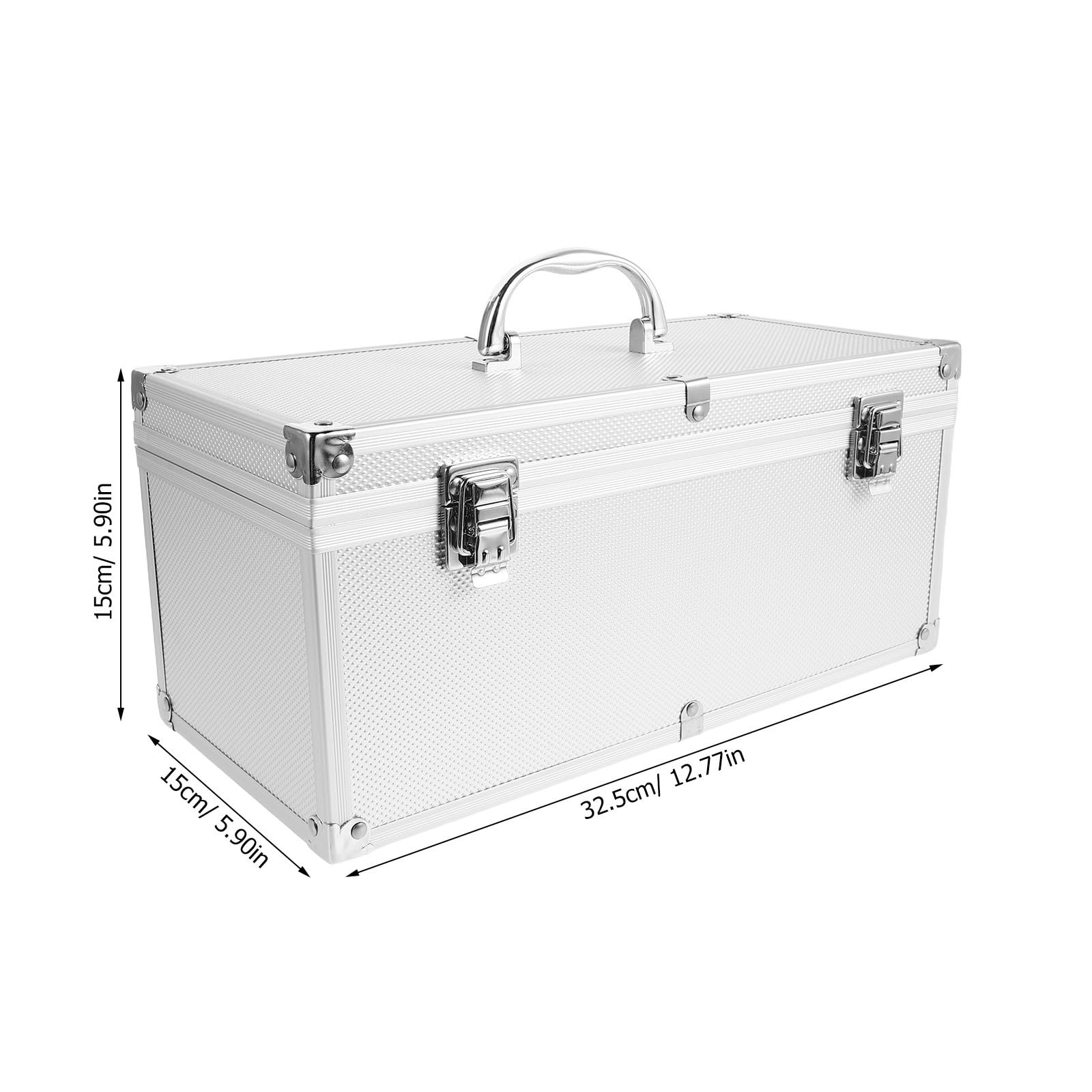Artibetter Estuche de Transporte de Aluminio Rígido para Micrófono