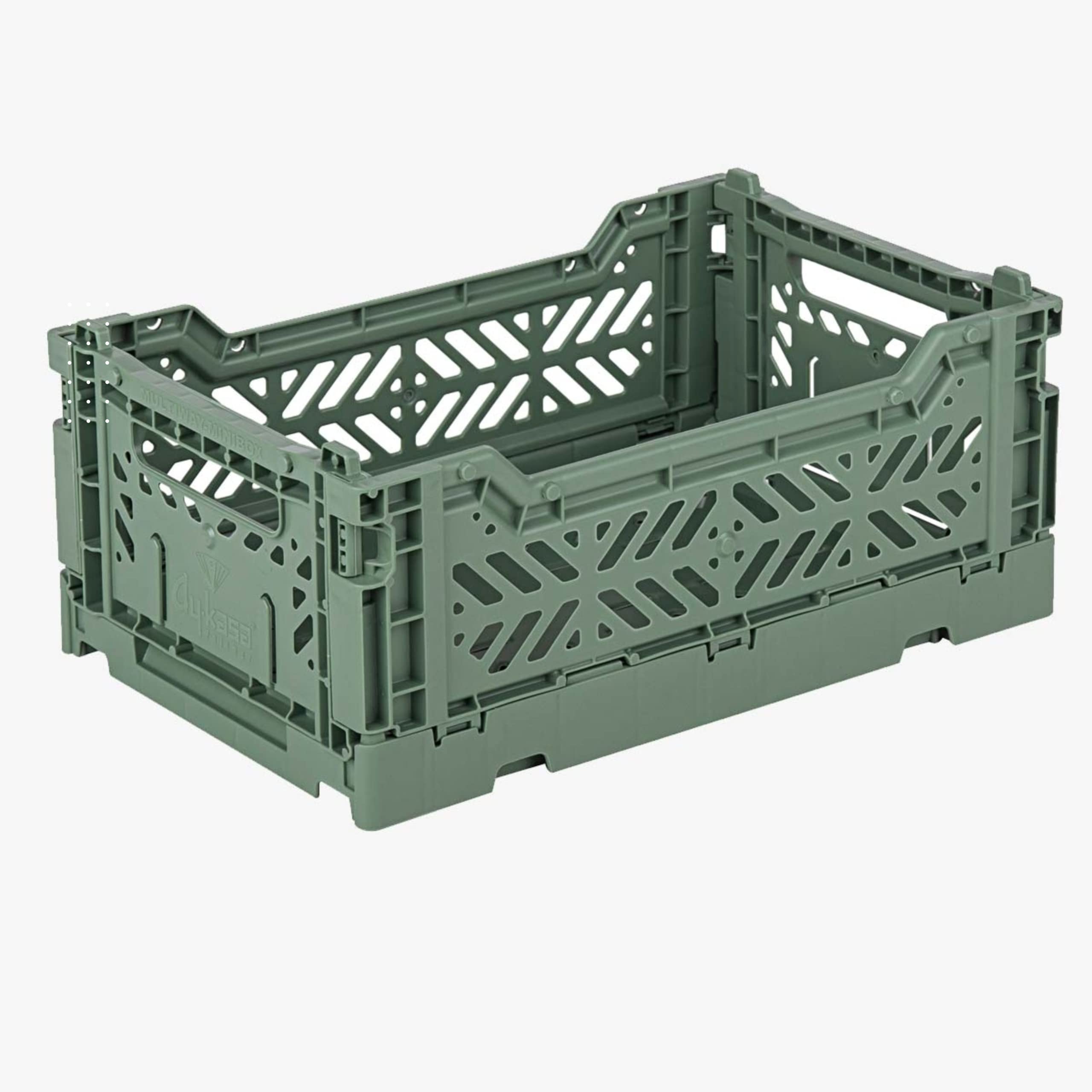 Snapklik.com : AYKASA Collapsible Storage Bins, Plastic Crate For ...