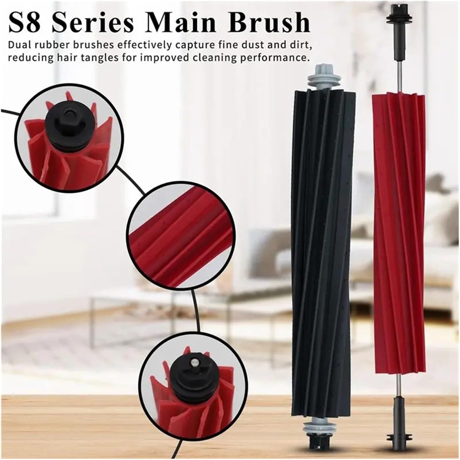Accessory Kit, Compatible with Roborock, S8 Pro Ultra S8+ S8 Main Side Brush Filter Mop Dust Bag Replacement Parts