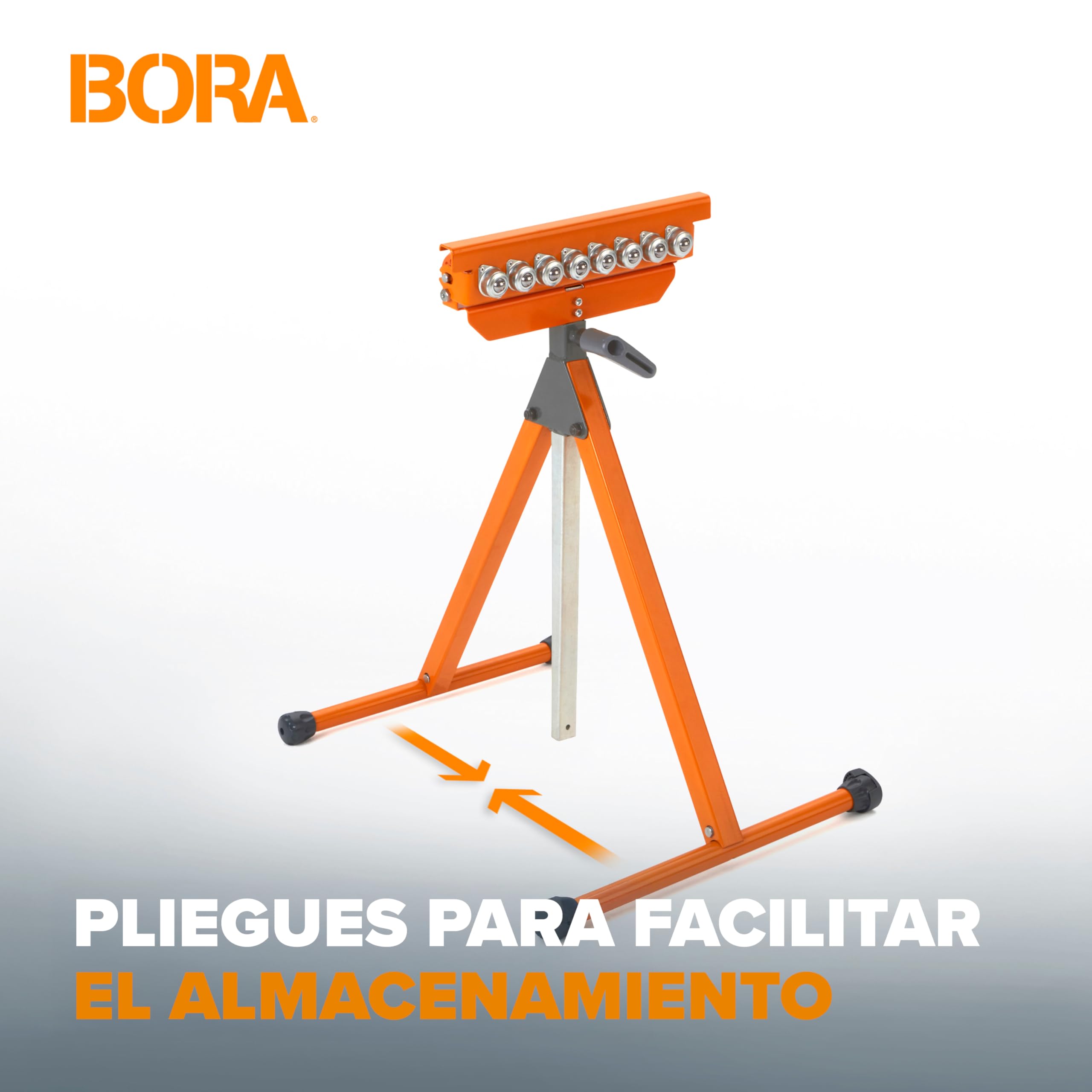 BORA A-Frame - Soporte de pedestal de tres funciones, rodamientos de bolas multidireccionales de 285 mm, altura ajustable (686-1111 mm), capacidad de peso de 136 kg, pies antideslizantes