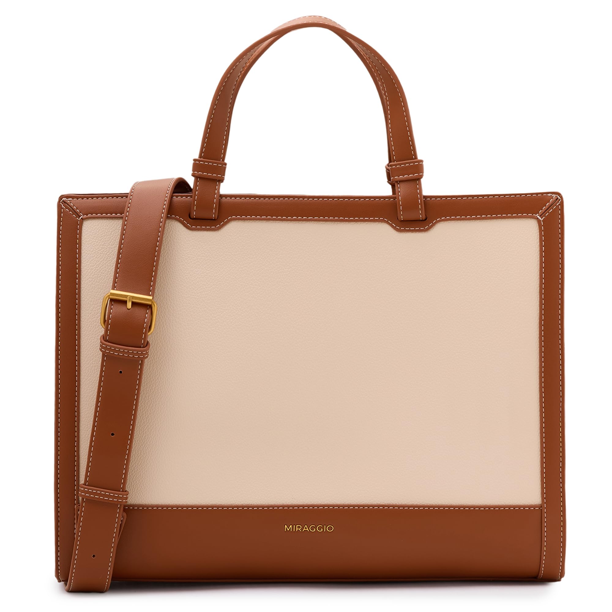 Rebecca Tote Bag | Fits Upto 14 Inches Laptop With Adjustable & Detachable Strap | Office Tote Bag For Women Big Totes For Work & Travel-image-37