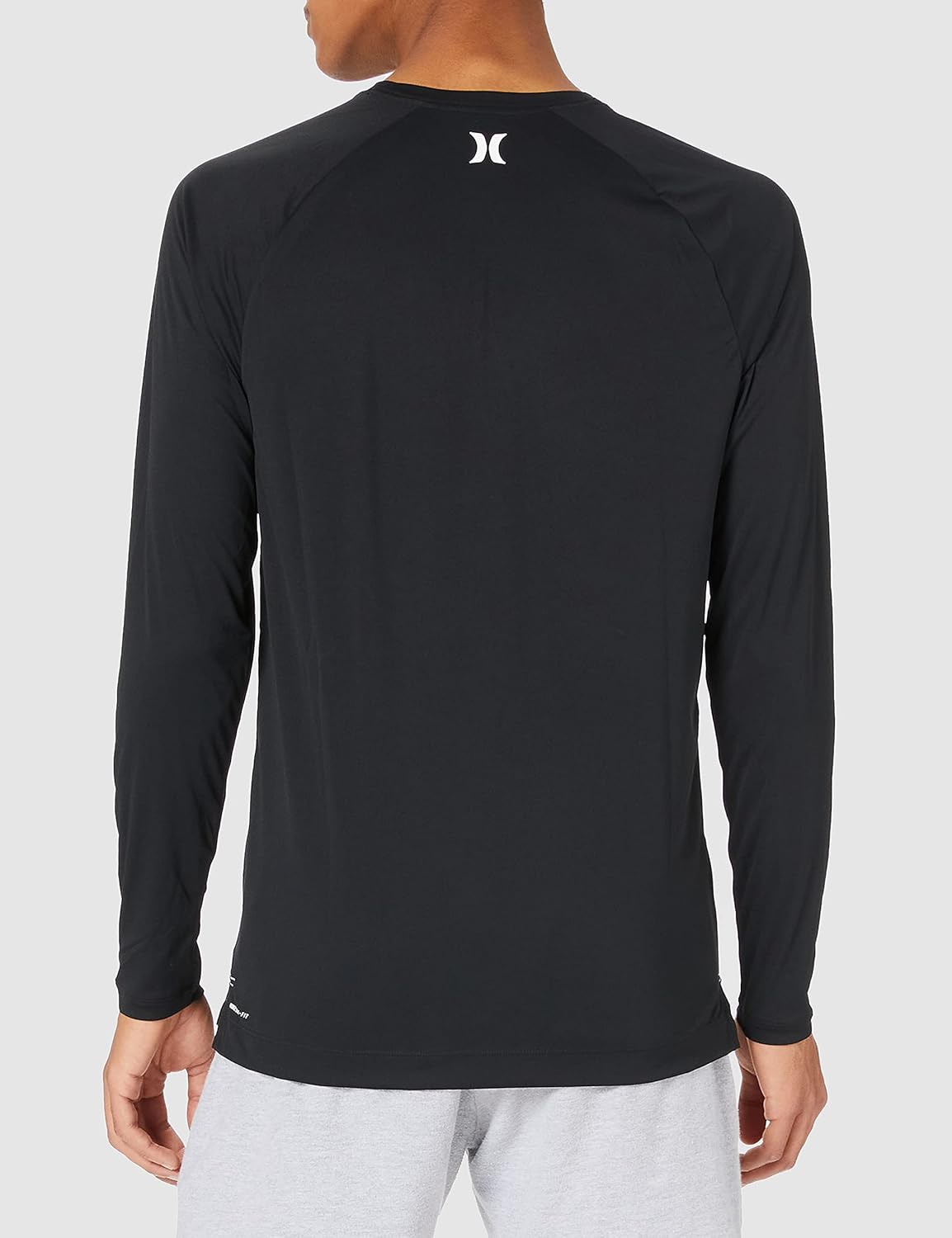 Hurley Men's Quick Dry Long-Sleeve T-Shirt Rash-Guard: Clothing