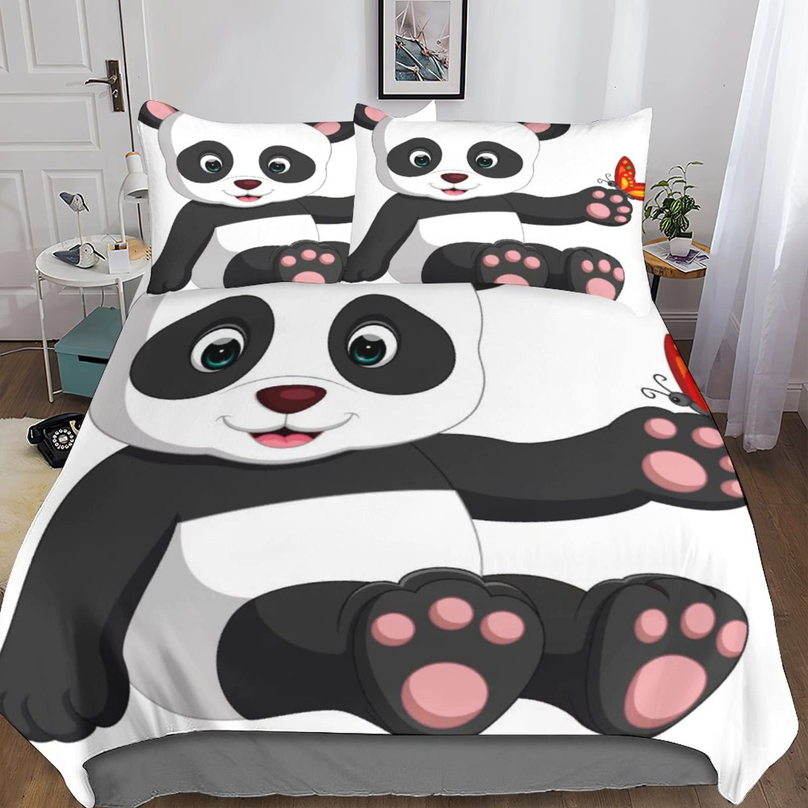 Housse de couette respirante 3D avec fermeture éclair de lit 200x200