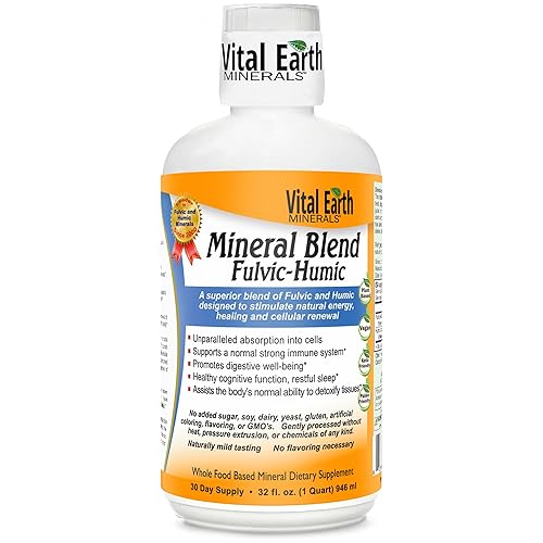 Vital Earth Minerals Fulvic Humic Mineral Blend Liquid – Fulvic