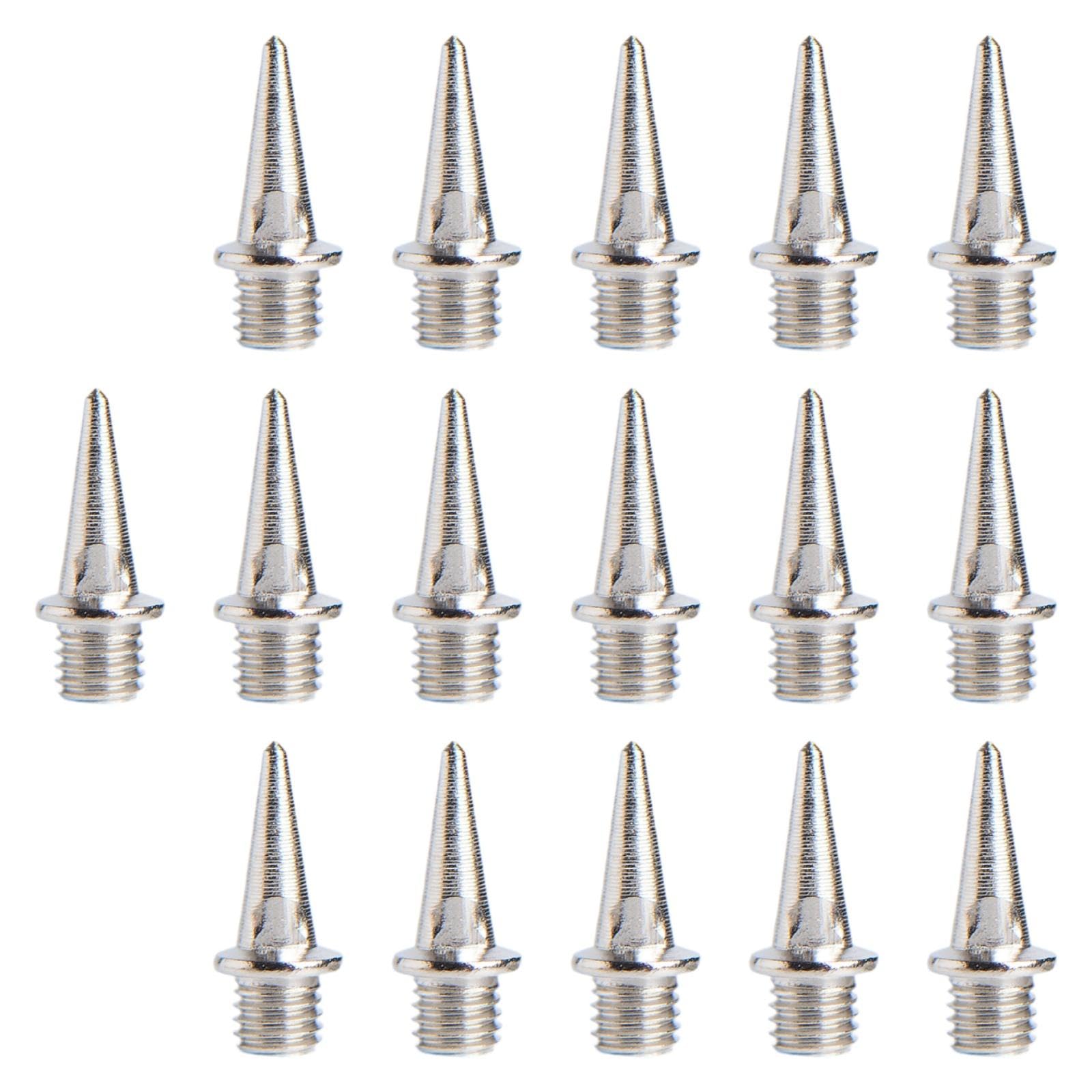 Colcolo 16 Pezzi chiodi per scarpe chiodate 12 mm, Chiodi Sostitutivi Per Scarpe Da Corsa, Tacchetti da Calcio per Pista e Campo Acciaio Pratici Chiodi di Ricambio per Trekking Sprint Allenamento