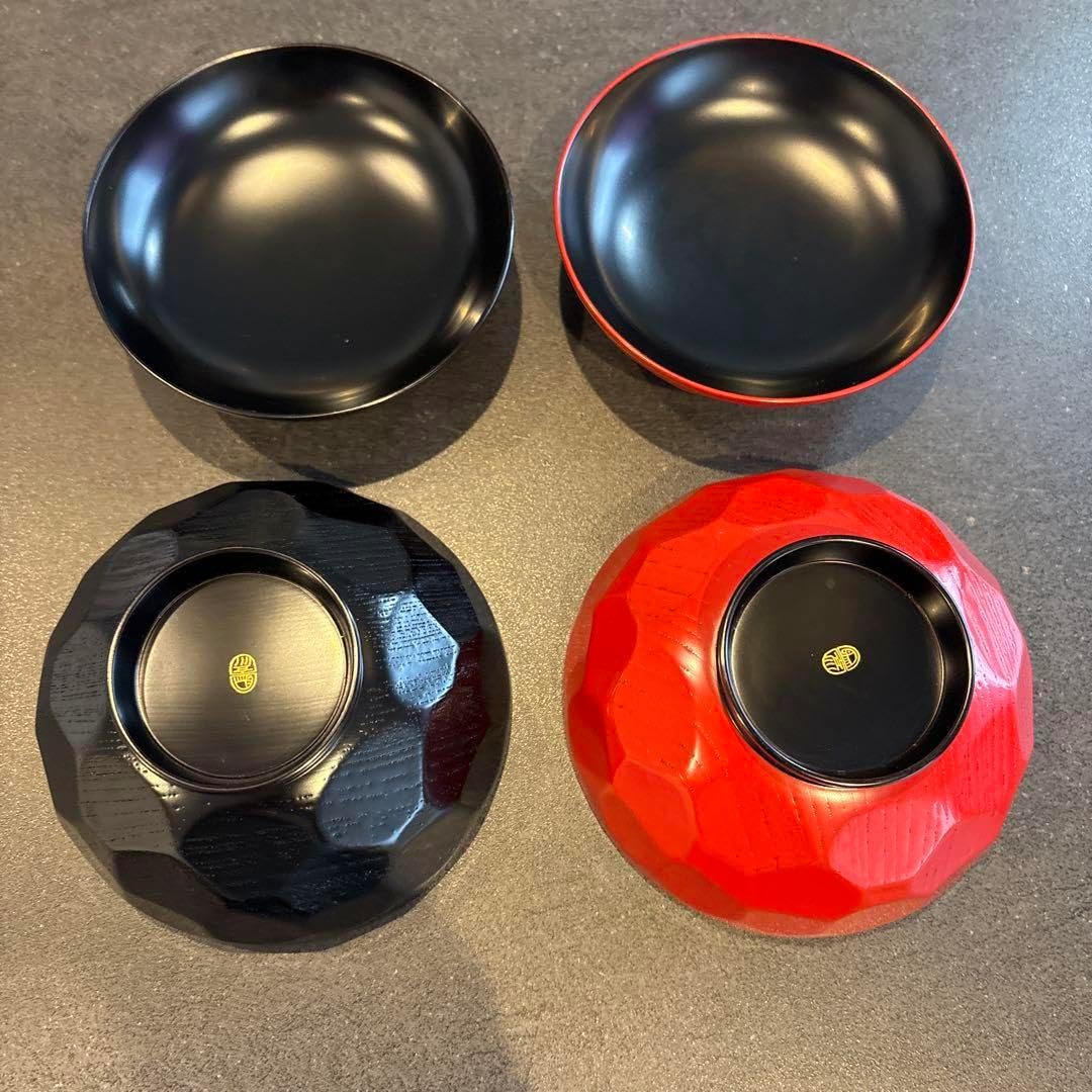 未使用 京漆器 象彦 久美椀 椀 2個セット 赤黒の通販 by