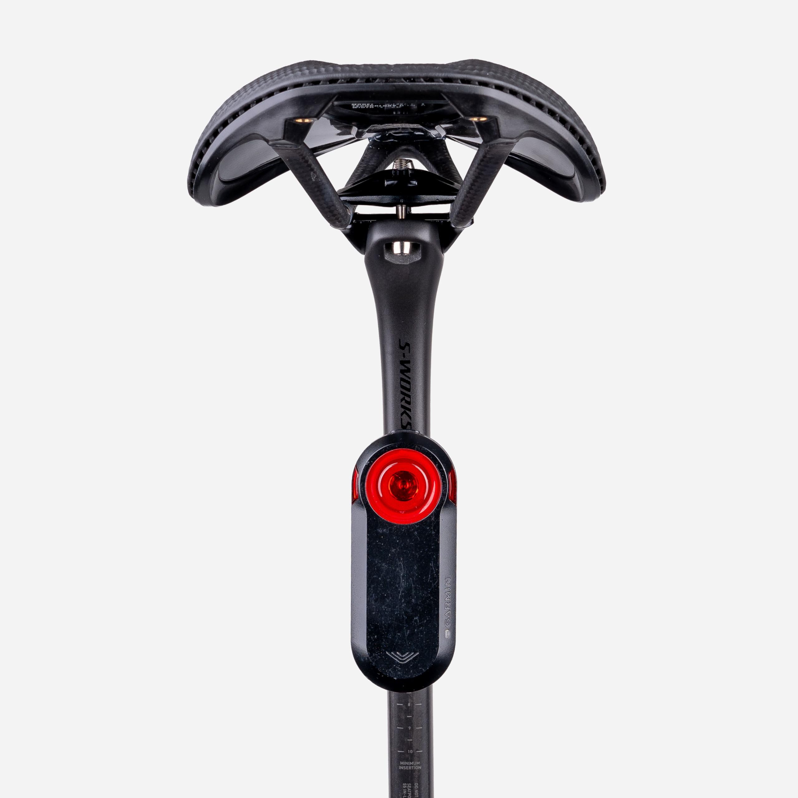 Supporto per reggisella - per localizzatore GPS - per Garmin Varia 515 Reggisella, compatibile con Specialized Tarmac SL8 Pro, Fissaggio a morsetto