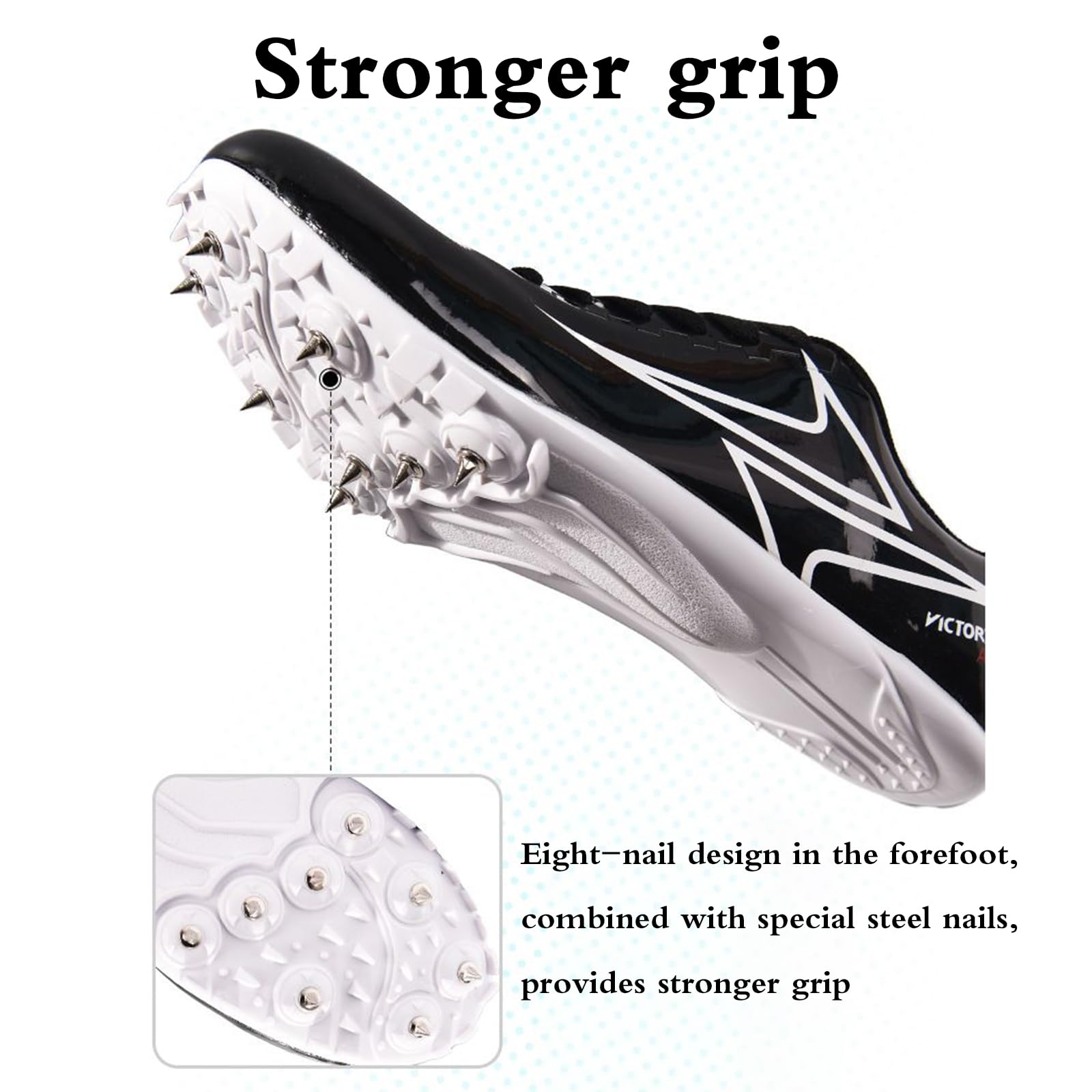 Unisex Spikes Atletismo,Zapatillas Deporte Atletismo con Clavos,Zapatillas Pista Y Campo para Hombre,Transpirables De Malla,Unisex,Alto Agarre,Antideslizantes,para Running Adulto Training