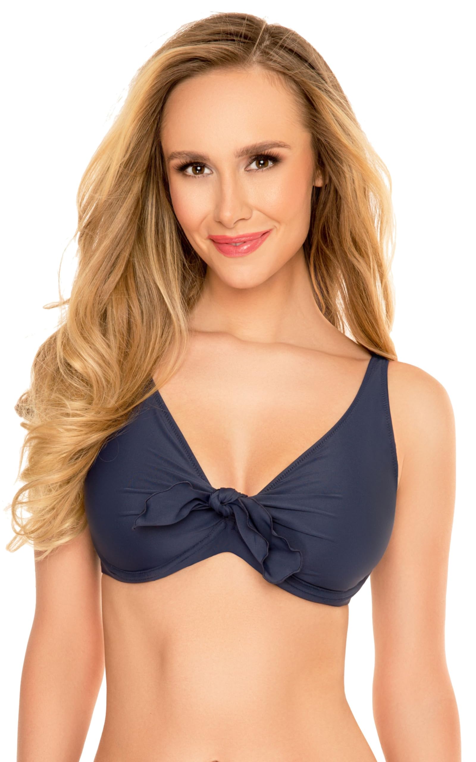 VIVISENCE Bikini BH Dame Bademode Bikinioberteil Musterlos Setteil EU 3202