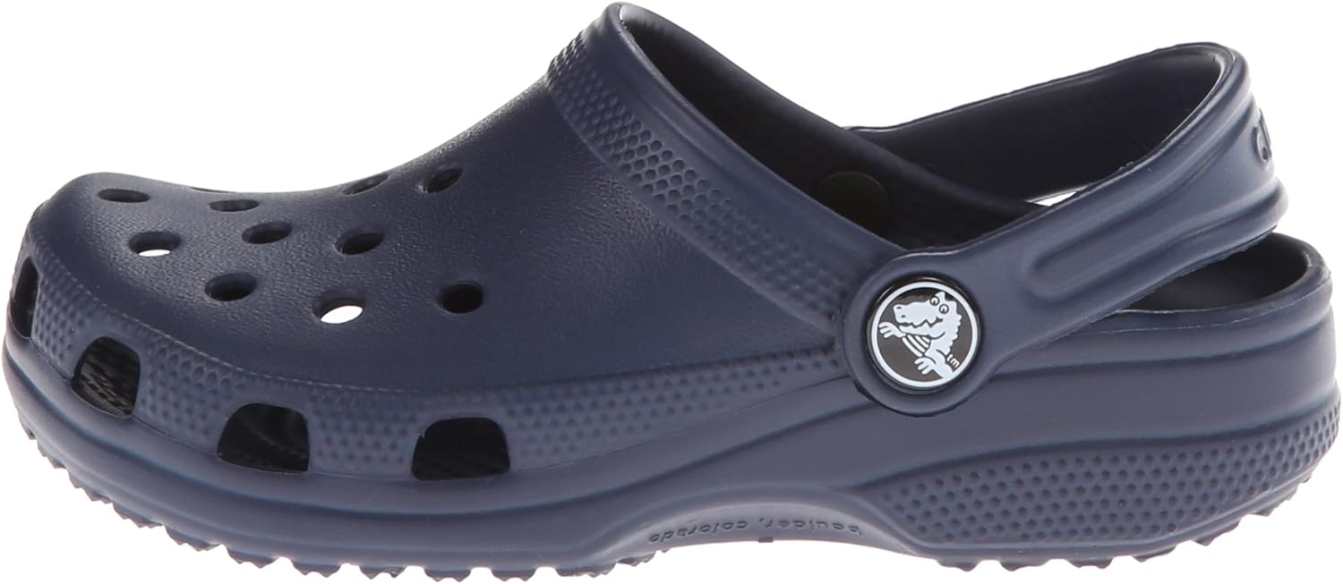 Crocs Unisex Children's Classic Glitter K Clog, Blue Navy 410, 27/28 EU