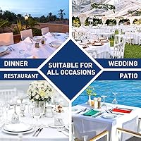 Vista 7 de JUCFHY - Mantel rectangular marroquí de tela jacquard a prueba de derrames y resistente al agua y al aceite, mantel decorativo para uso exterior e