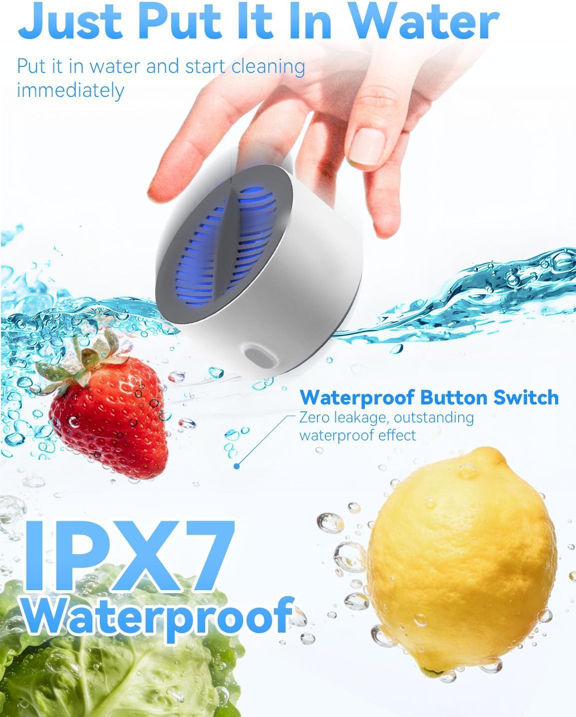 puriproduce Fruit and Vegetable Washing Machine — view 4