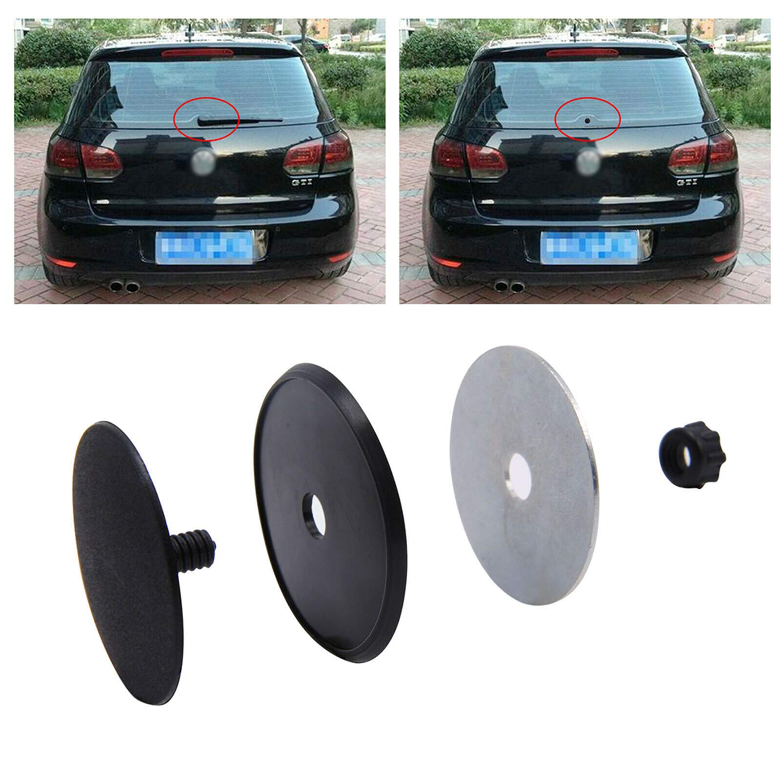 Tappo tappo tergicristallo auto impermeabile kit tergicristallo posteriore