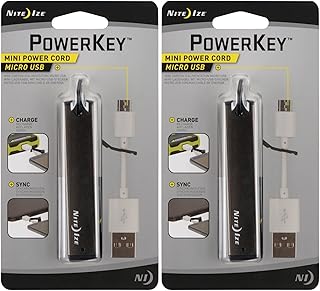 Nite Ize PowerKey Mini Power Cord Micro USB (2-Pack)