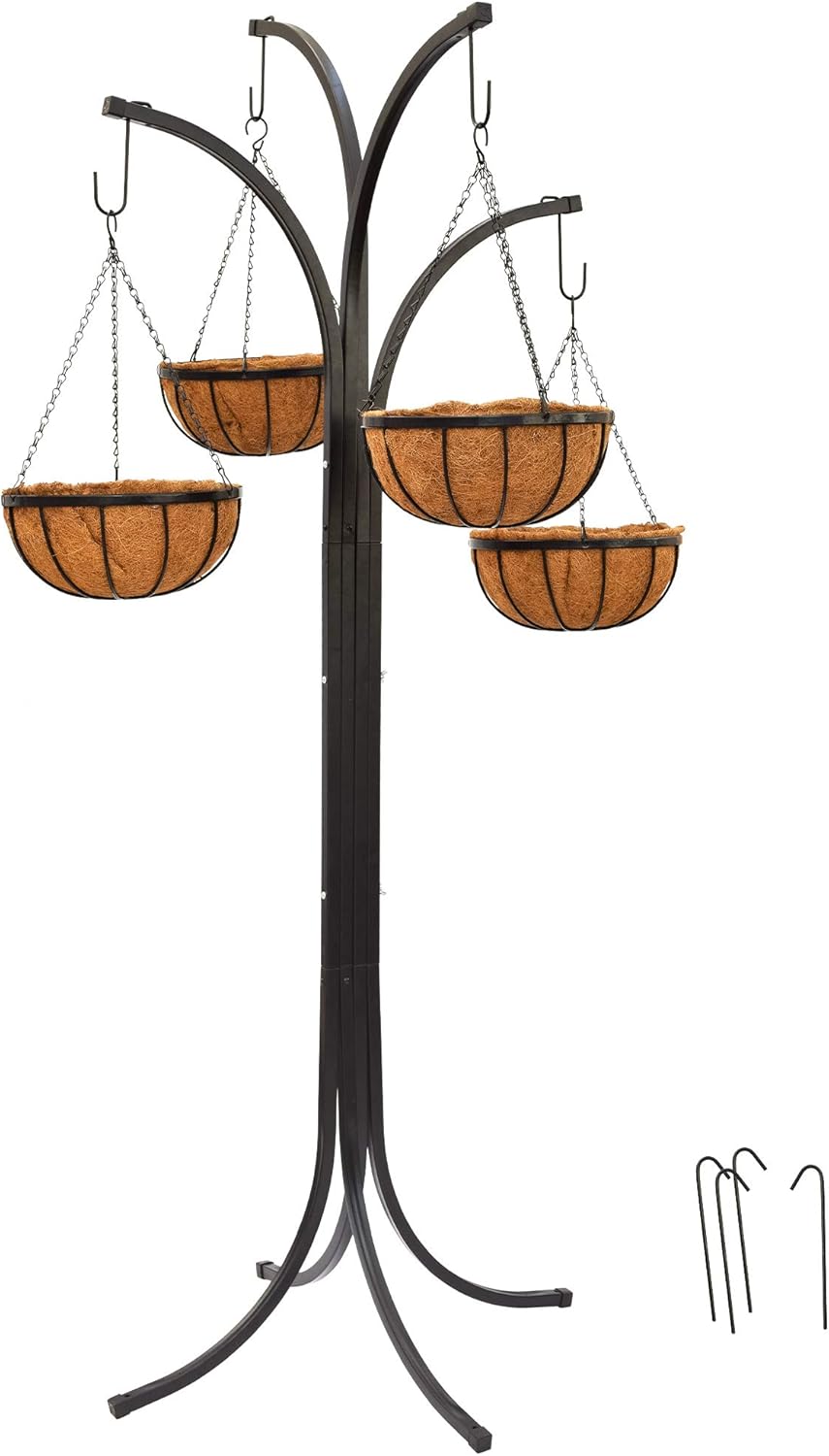 Arcadia Garden Products Coconut Basket Hanging Garden Tree