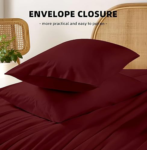 Miniatura 2 de SlumberWell Giza Sheets  Sábanas de algodón egipcio Giza  Sábanas para colchón de hasta 18 pulgadas de profundidad  4 piezas de sábanas de algodón