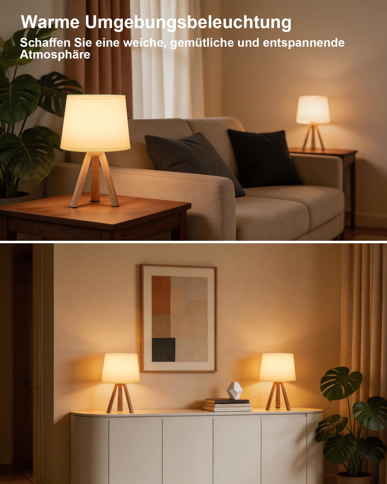 Lampada da tavolo a LED senza fili, piccola batteria ricaricabile