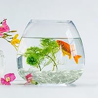 Vista 3 de Cuentas de vidrio transparente de 1 libra para jarrones, 100 piedras de vidrio, canicas de vidrio plano transparente para relleno de jarrones, velas