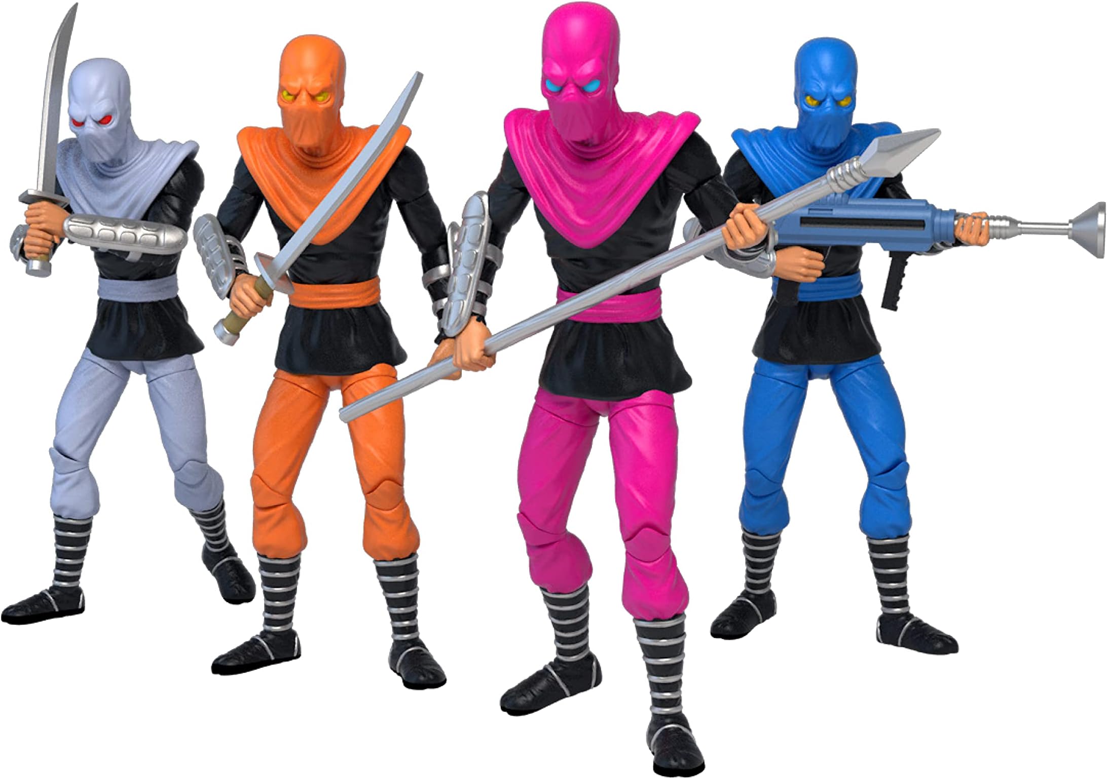 Teenage Mutant Ninja Turtles The Foot Clan BST AXN 5-inch Action Figure 4-Pack