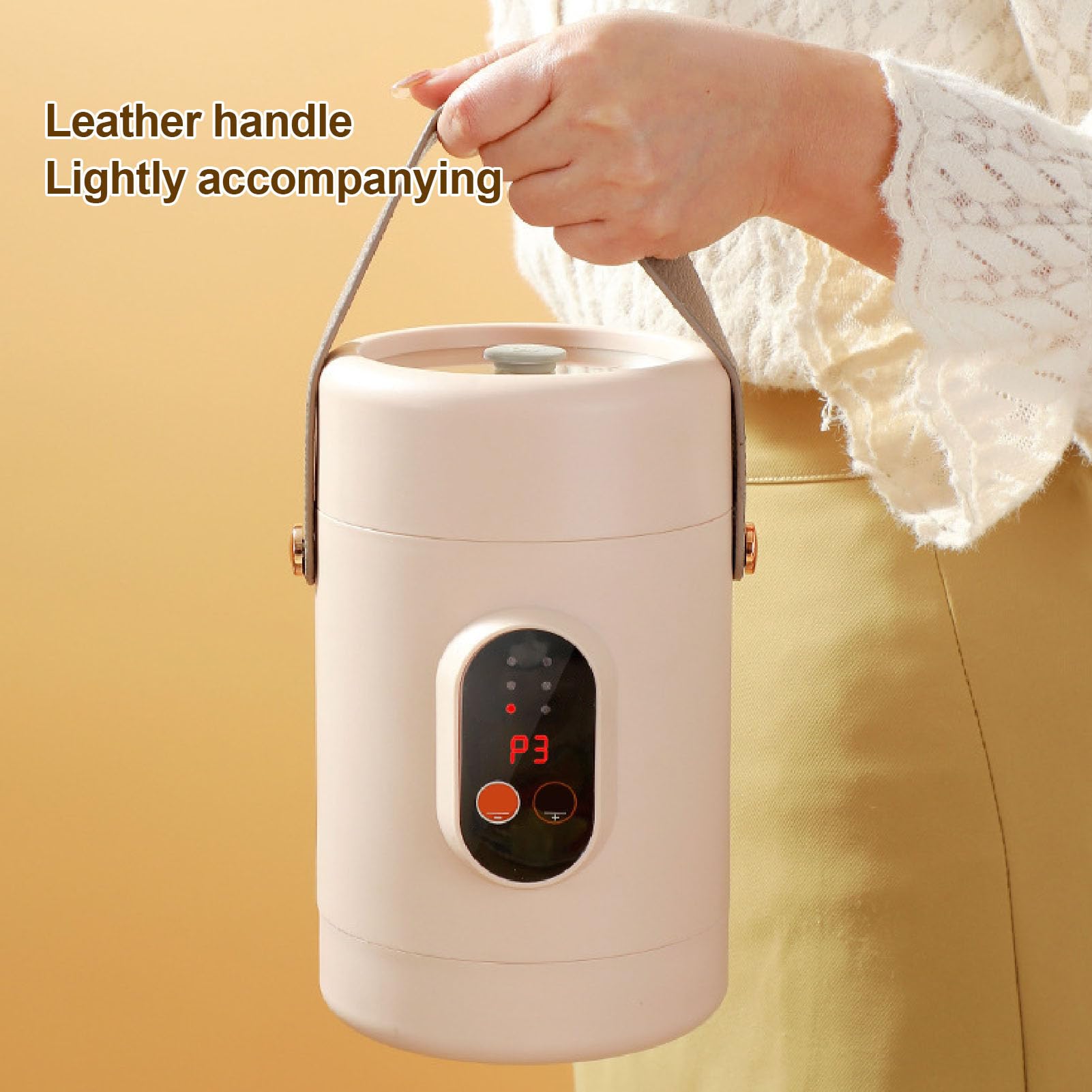 Hot Pot Elettrico Portatile 1.8L - Pentola Antiaderente Con Vapore, Per Cucina, Viaggi, Dormitorio - Foto 6