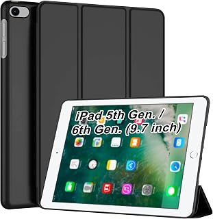 CEDO Tri-Fold for iPad 5 (5th Gen)/ iPad 6 (6th Gen) 9.7 in Smart Case Flip Cover with Multi Viewing Angles Stand | Leathe... Price In India