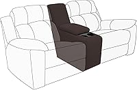 Vista 108 de Easy-Going - Funda elástica para sofá reclinable, 4 piezas, protector de muebles, sofá suave con parte inferior elástica, tela jacquard con Negro