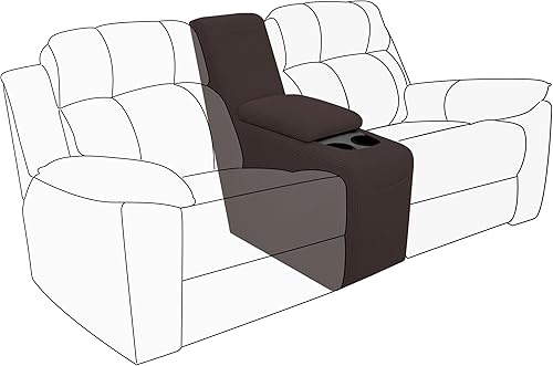 Miniatura 577 de Funda elástica para sofá reclinable de fácil colocación, Tela mezcla de poliéster Algodón, Arena