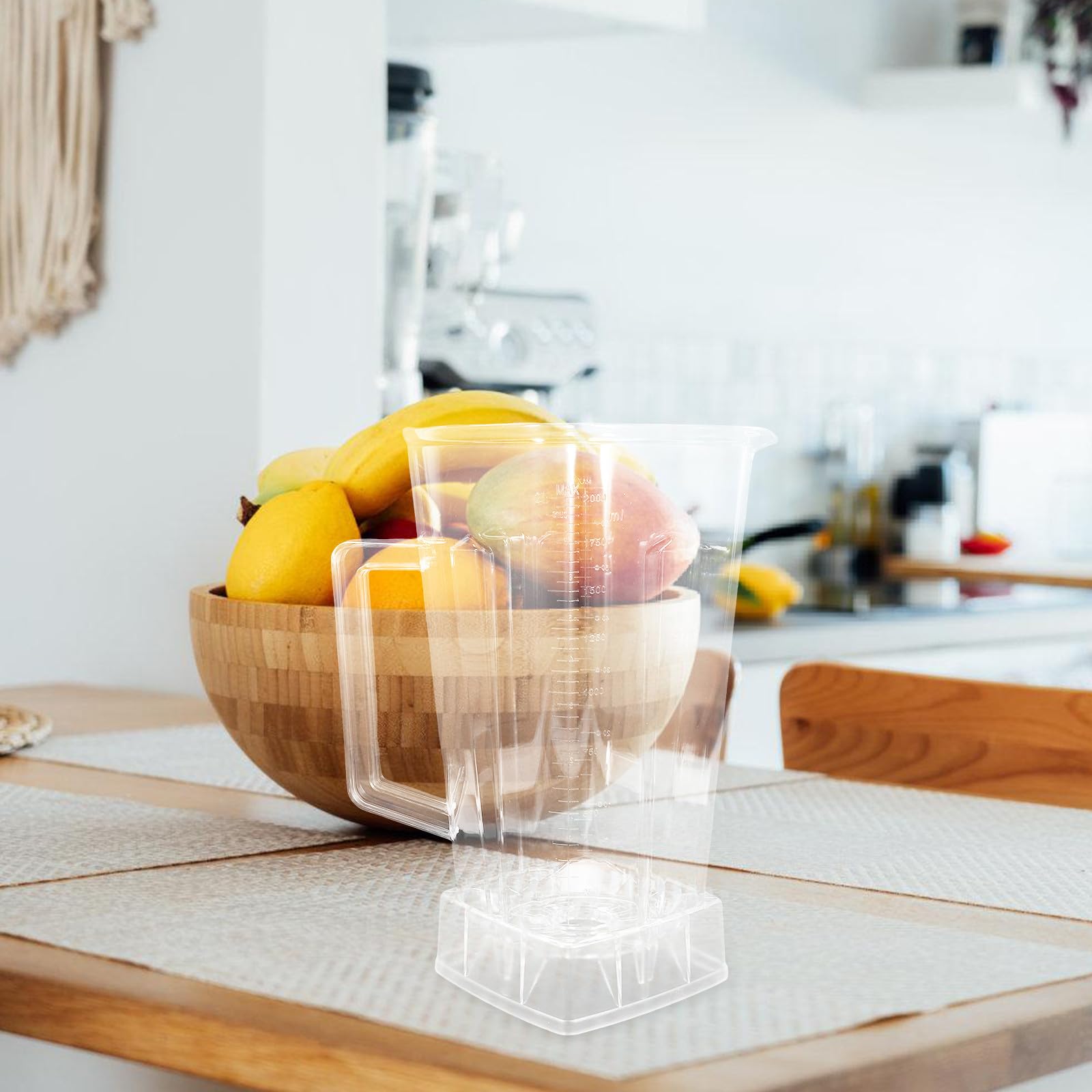 Abaodam Jarra para Licuadora de Gran Capacidad 2l, Vasos para Mezclar Jugos y Batidos, Parte de Repuesto Multifuncional para Dispensador de Bebidas en Cocina y Fiestas