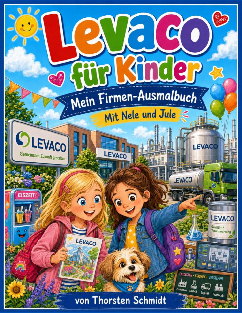 LEVACO für Kinder: Mein Firmen-Ausmalbuch mit Nele und Jule (Nele und Jule entdecken die Welt)