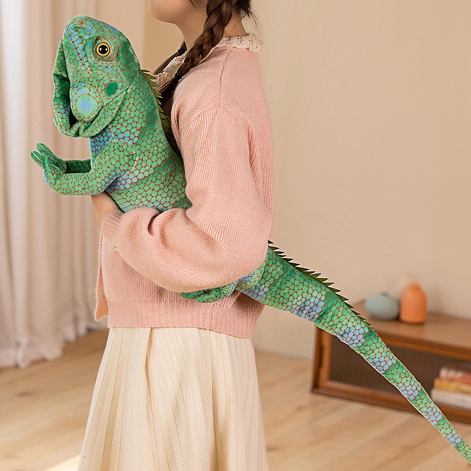 Amazon.co.jp: イグアナのぬいぐるみ | リアルなトカゲのぬいぐるみ