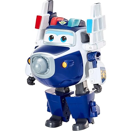 Super Wings 5" Transforming Supercharged Paul Airplane Toys Action Figure