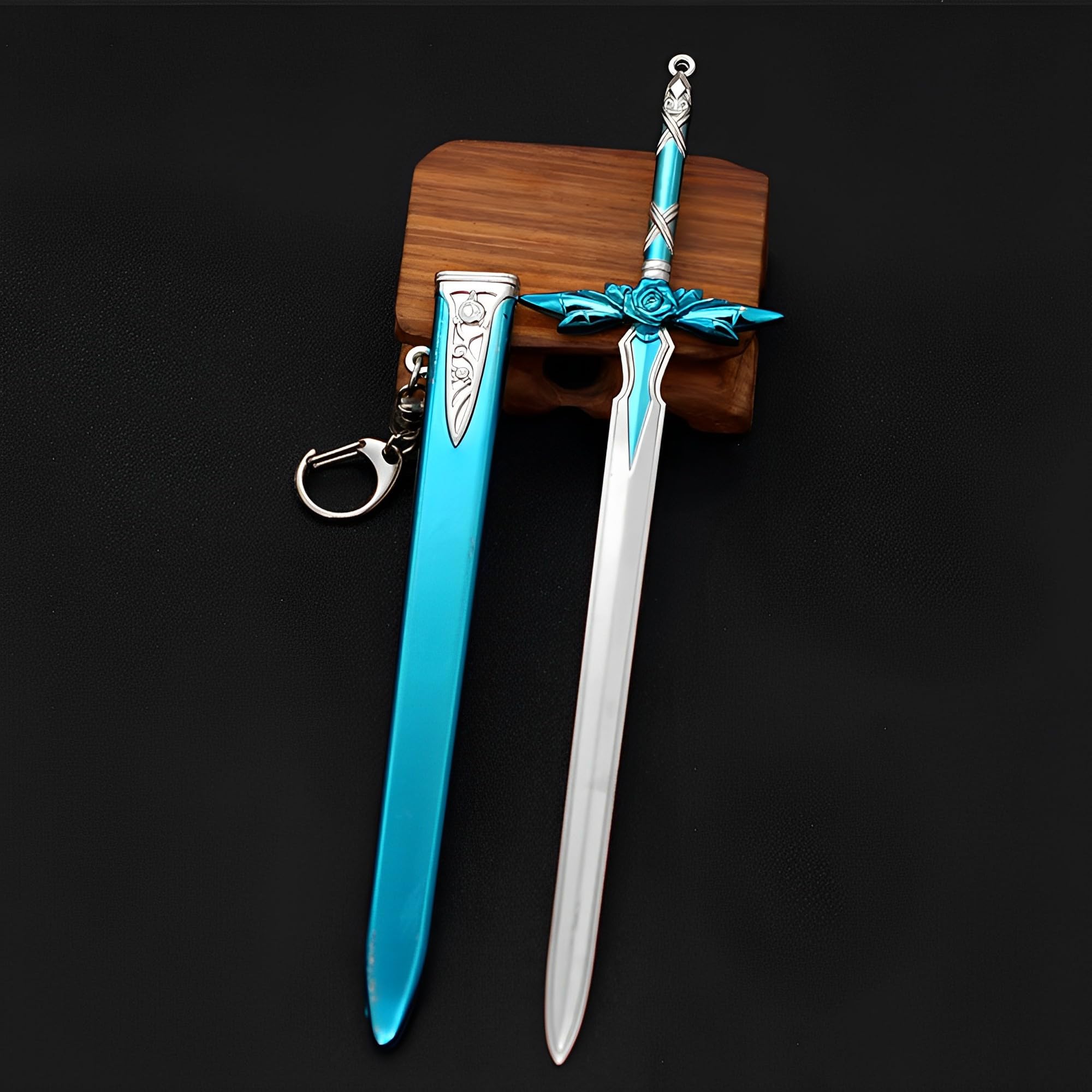 Amazon.com: Arazi SAO Sword Model:,Sword of Blue Rose : Sports