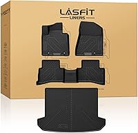 Vista 49 de LASFIT Alfombrillas para automóvil, para todo tipo de clima, elastómero termoplástico personalizable, fácil de limpiar, resistente, no se doblan