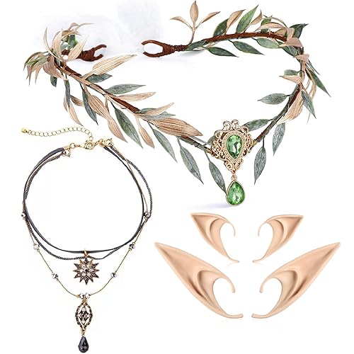 MOSTORY Renaissance Fairy Accessories for Women Fairy Costume Halloween Cosplay