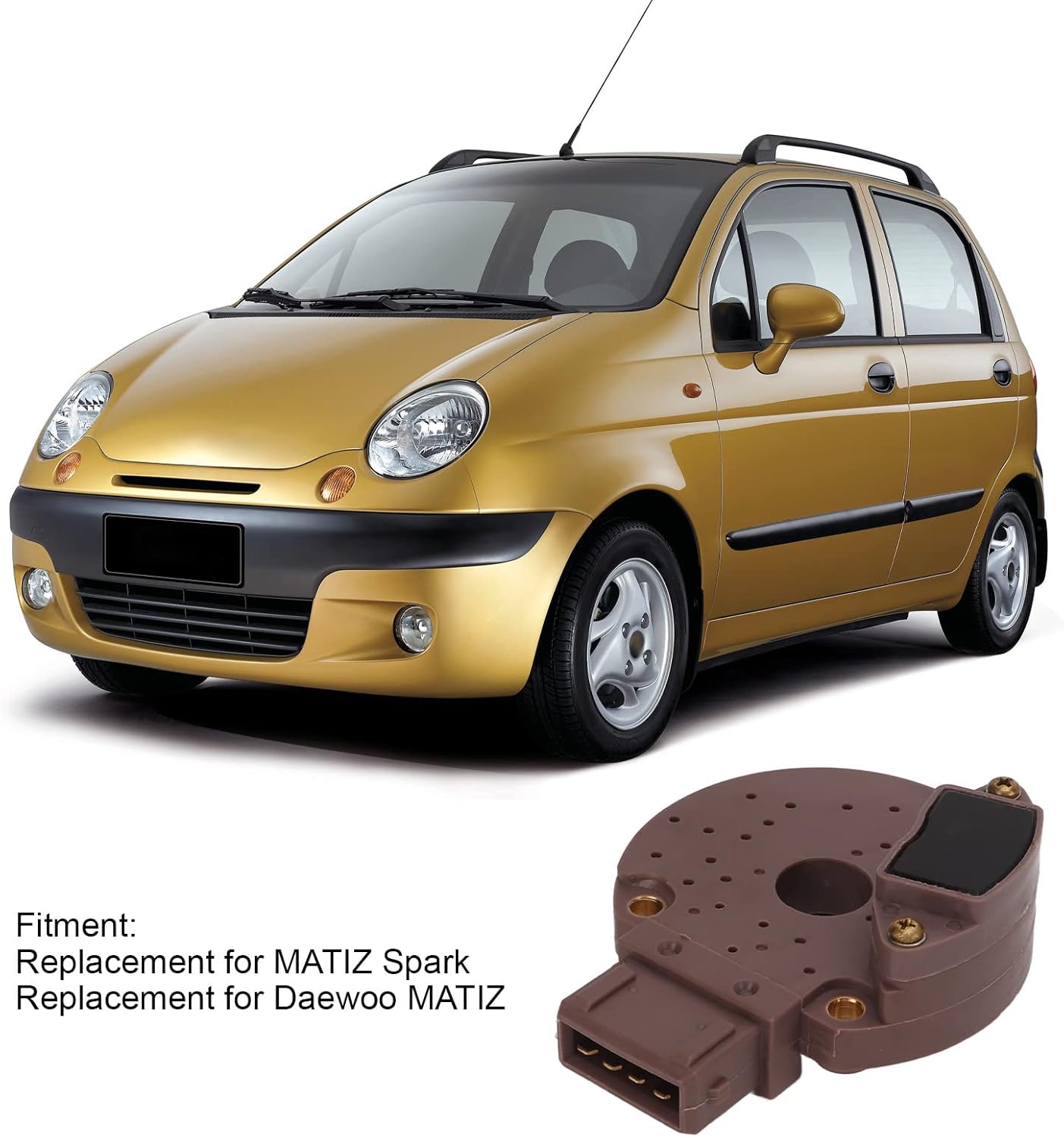 Ignition Control Module High Sensitivity ABS Plastic Ignition Module Control Unit Replacement for MATIZ Spark, for MATIZ, OE 93740928