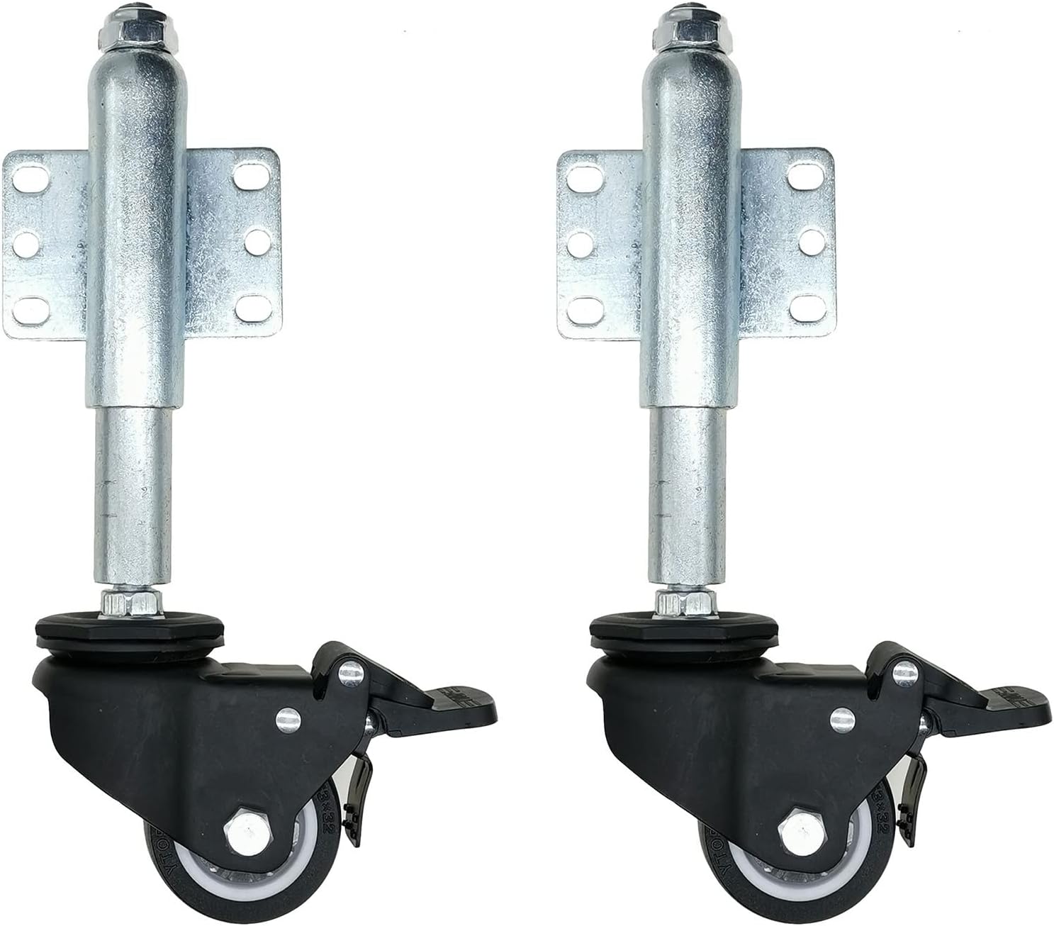 Spring 2.5 Inch Brake Manganese Steel Bracket, Spring Damping Adapts to All Kinds of Road Door (Size : A)
