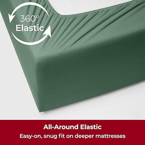 Miniatura 5 de Mellanni Sábanas extra profundas  4 piezas de la colección icónica  Sábanas y fundas de almohada de lujo de hotel, ultrasuaves y refrescantes, para