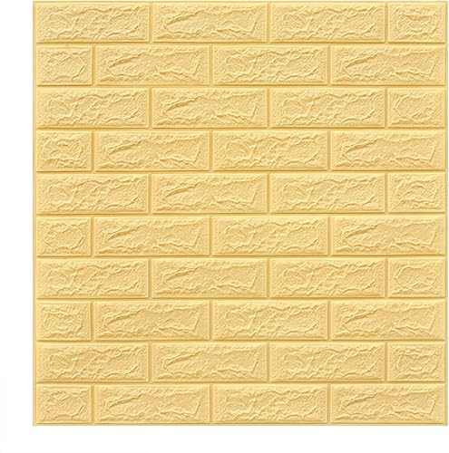 Miniatura 8 de LKXHarleya 10 pegatinas de pared de ladrillo 3D de 150 x 138in paneles de espuma autoadhesivos papel pintado de ladrillo para sala de estar TV fondo