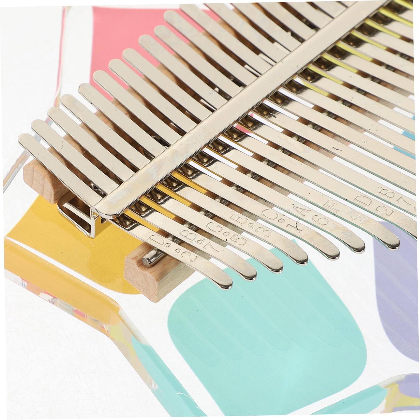 ibasenice Kalimba Miniature Acrylique Piano Kit De Touches Instrument De Musique Léger Pour Débutants