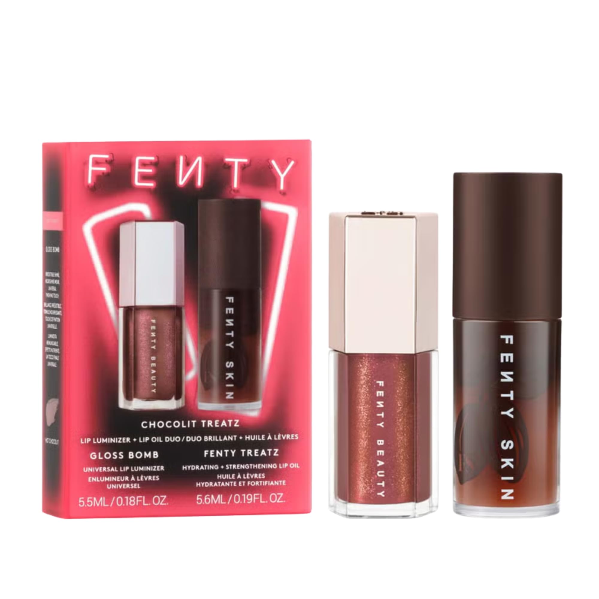 Amazon.com : FENTY BEAUTY Chocolit Treatz - Lip Luminizer (.18 Fl