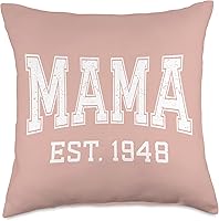 Vista 4 de Mama Est 1948 Custom Mom Personalized Mothers Day Customized Throw Pillow