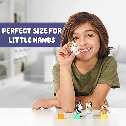Miniatura 2 de Bluey School Friends - Figuras de juguete, paquete de 4 compañeros de escuela, figuras de 2.5-3 pulgadas