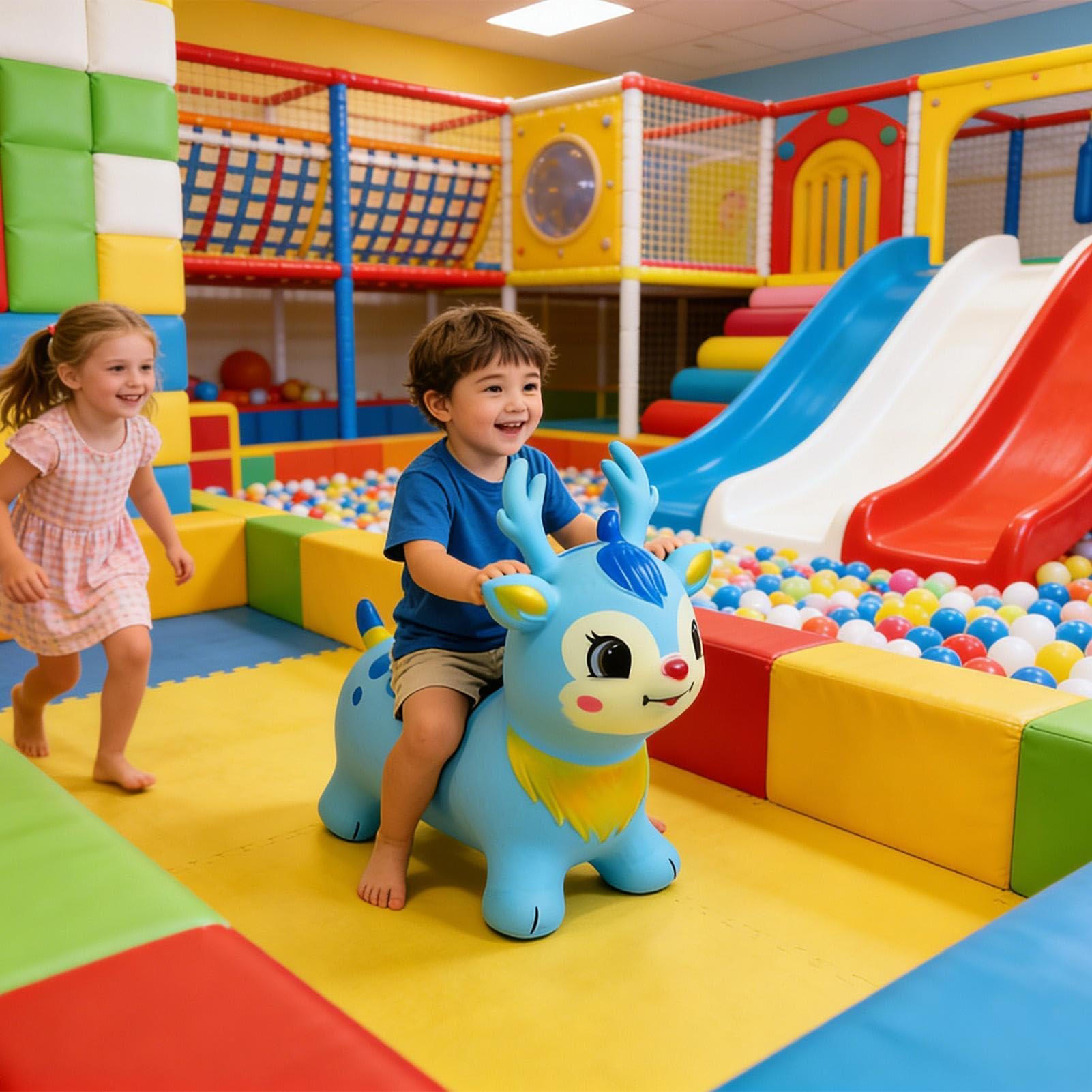 Animal Saltarín Inflable de Goma